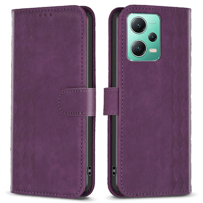 For Xiaomi Redmi Note 12 5G (China) / (Global) / (India) / Poco X5 5G Imprinted Pattern Stand Wallet Phone Leather Case