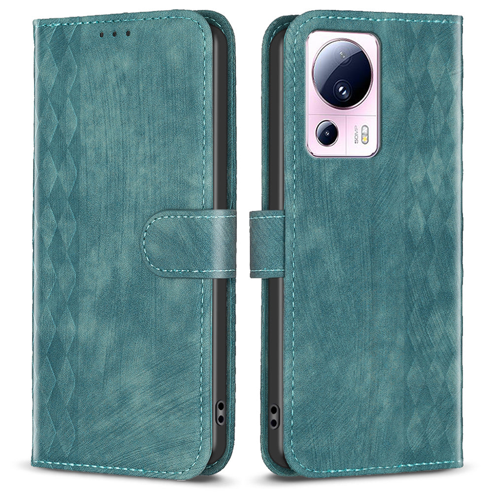 Flip Cover for Xiaomi 13 Lite / Civi 2 5G Imprinted Pattern PU Leather Drop Resistant Wallet Phone Case