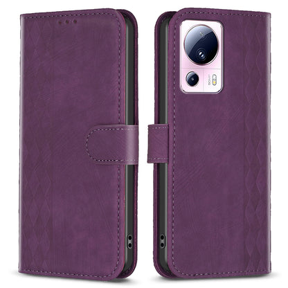 Flip Cover for Xiaomi 13 Lite / Civi 2 5G Imprinted Pattern PU Leather Drop Resistant Wallet Phone Case