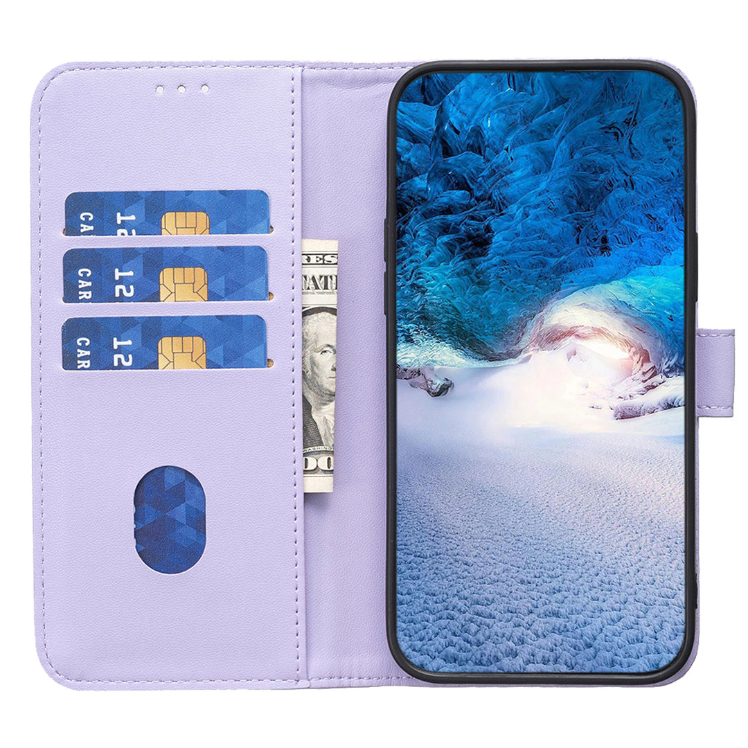 BINFEN COLOR BF17 Phone Case for Xiaomi Redmi Note 11 4G (Qualcomm) / Note 11S 4G PU Leather Stand Wallet Cover