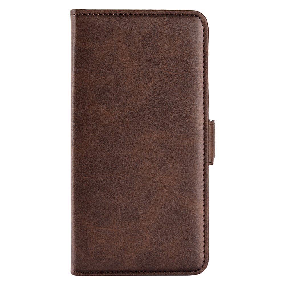For Xiaomi Redmi Note 12 Turbo / Poco F5 5G Wallet Flip Phone Cover Calf Texture PU Leather Stand Folio Case