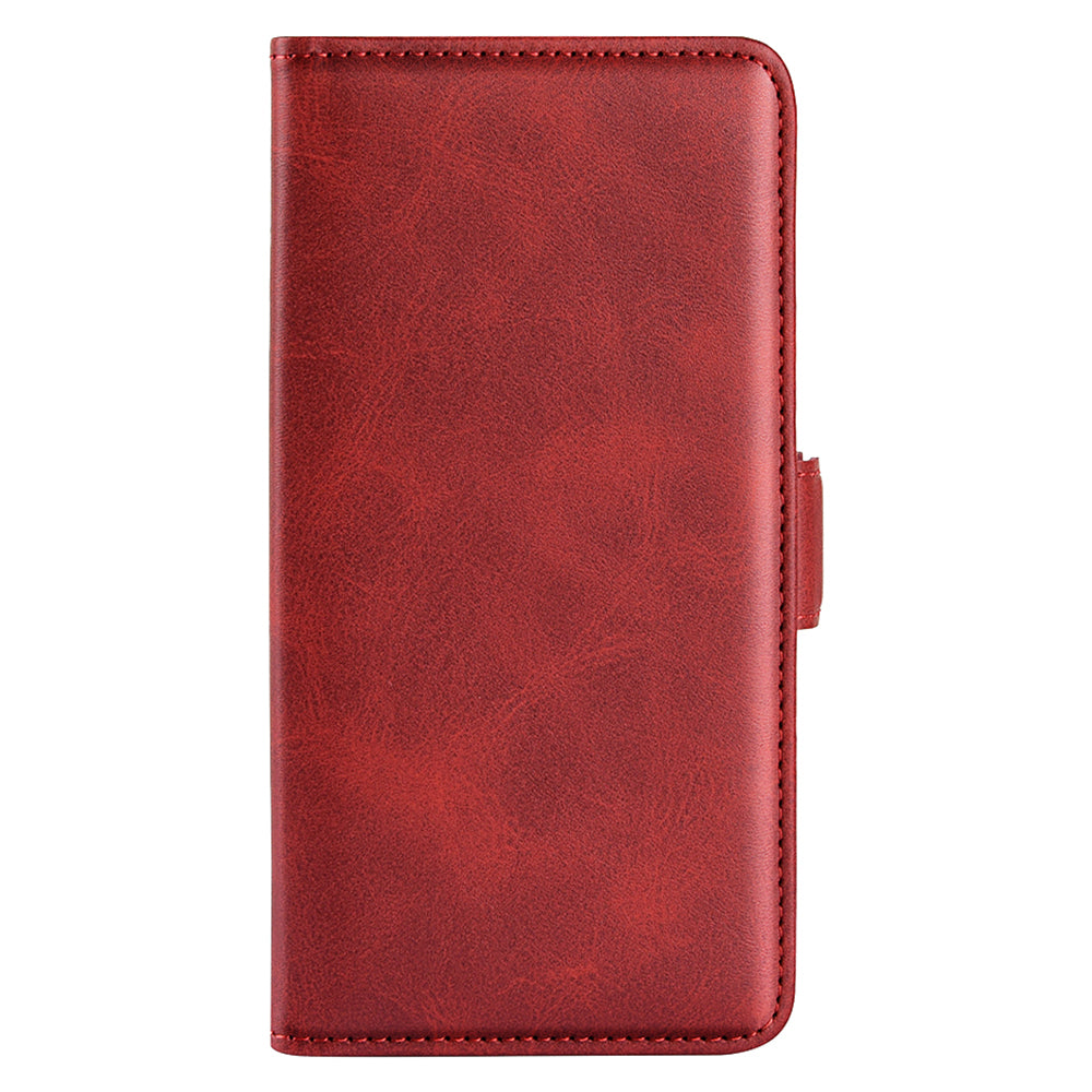 For Xiaomi Redmi Note 12 Turbo / Poco F5 5G Wallet Flip Phone Cover Calf Texture PU Leather Stand Folio Case