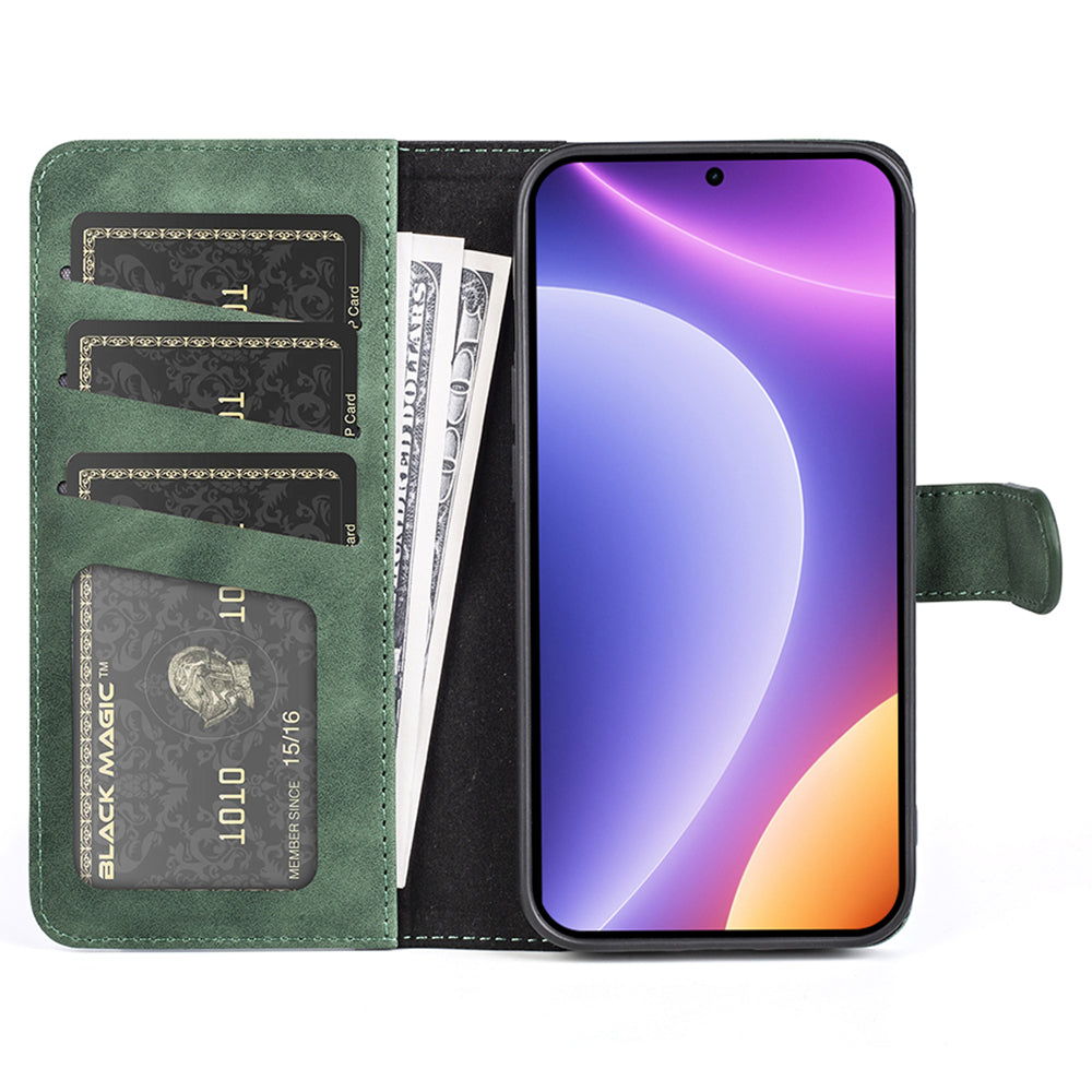 For Xiaomi Redmi Note 12 Turbo / Poco F5 5G PU Leather Wallet Phone Cover Dual-color Splicing Stand Case