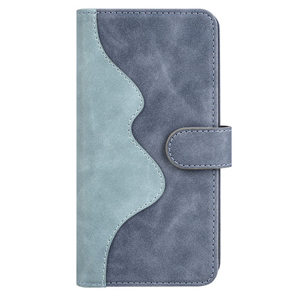 For Xiaomi Redmi Note 12 Turbo / Poco F5 5G PU Leather Wallet Phone Cover Dual-color Splicing Stand Case