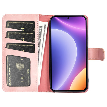 For Xiaomi Redmi Note 12 Turbo / Poco F5 5G PU Leather Wallet Phone Cover Dual-color Splicing Stand Case