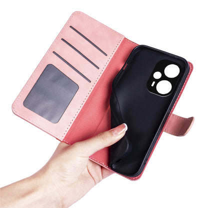 For Xiaomi Redmi Note 12 Turbo / Poco F5 5G PU Leather Wallet Phone Cover Dual-color Splicing Stand Case