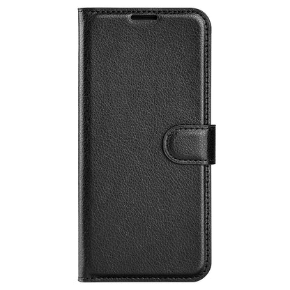 Stand Case for Xiaomi Redmi Note 12 Turbo / Poco F5 5G PU Leather Litchi Texture Wallet Phone Cover