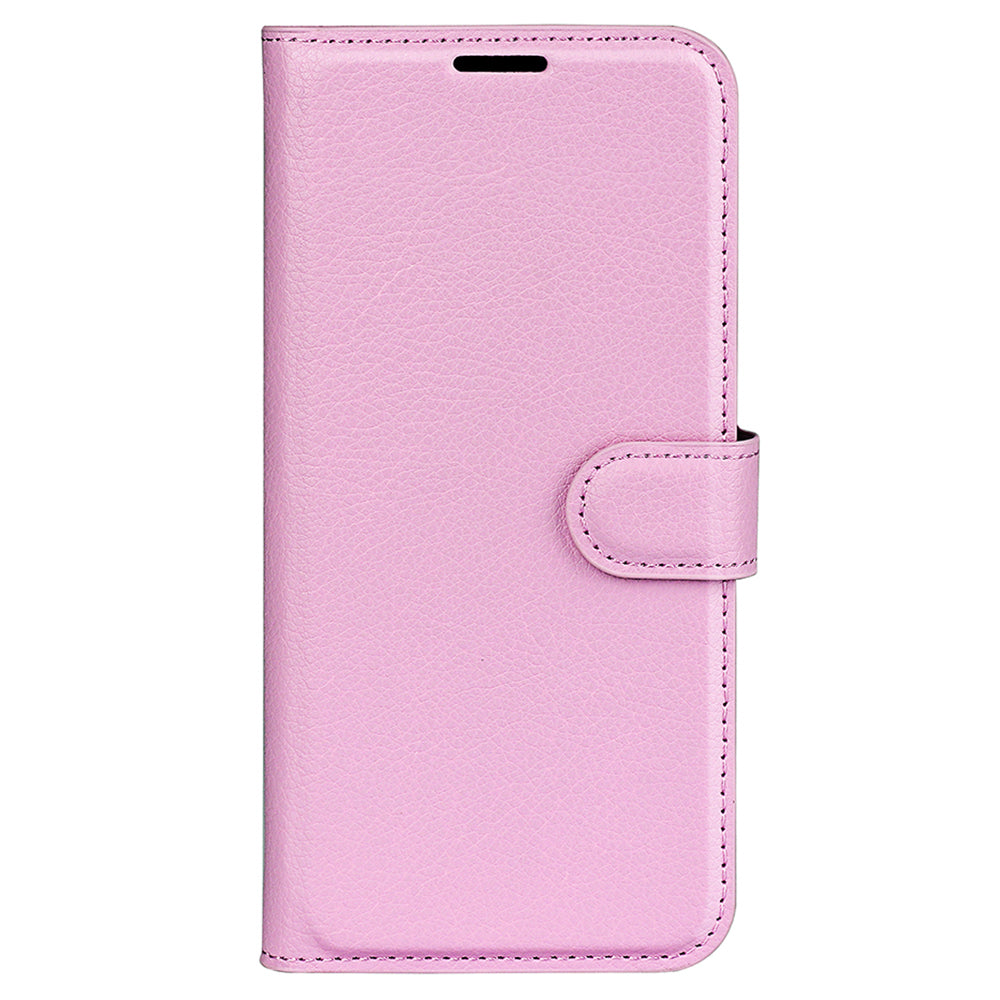 Stand Case for Xiaomi Redmi Note 12 Turbo / Poco F5 5G PU Leather Litchi Texture Wallet Phone Cover