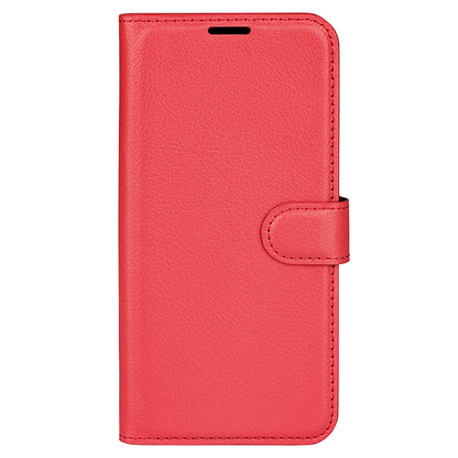 Stand Case for Xiaomi Redmi Note 12 Turbo / Poco F5 5G PU Leather Litchi Texture Wallet Phone Cover