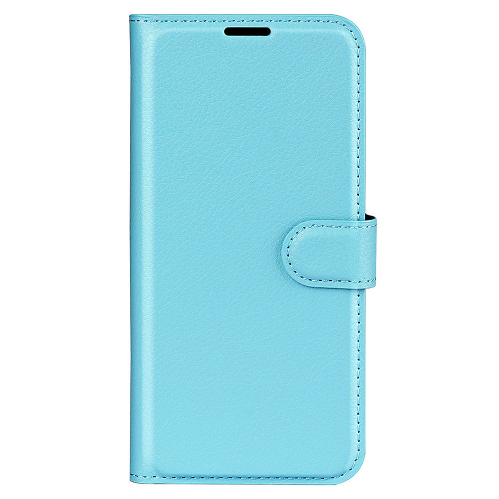 Stand Case for Xiaomi Redmi Note 12 Turbo / Poco F5 5G PU Leather Litchi Texture Wallet Phone Cover