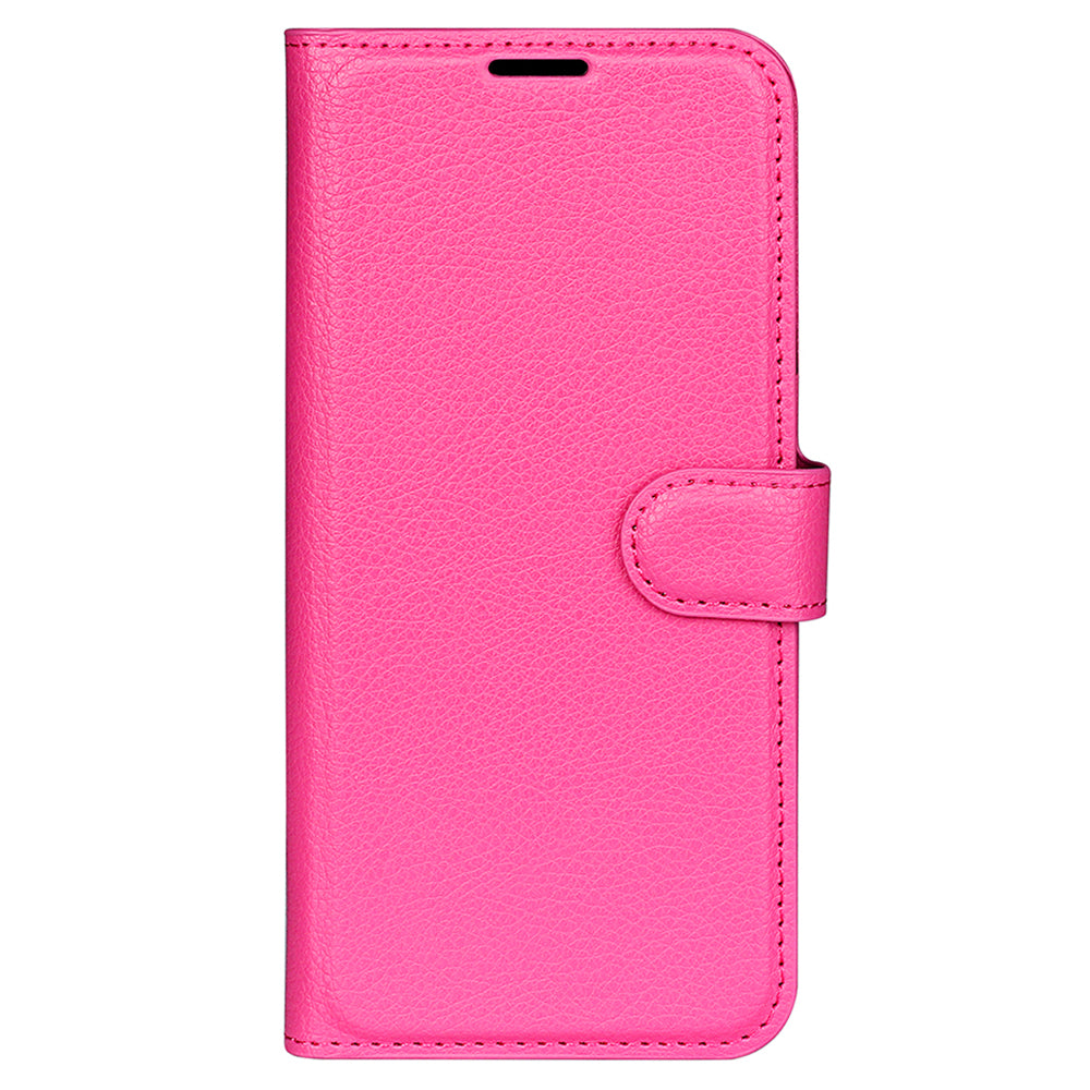 Stand Case for Xiaomi Redmi Note 12 Turbo / Poco F5 5G PU Leather Litchi Texture Wallet Phone Cover