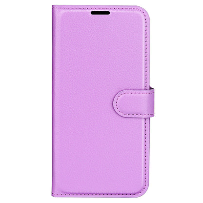 Stand Case for Xiaomi Redmi Note 12 Turbo / Poco F5 5G PU Leather Litchi Texture Wallet Phone Cover
