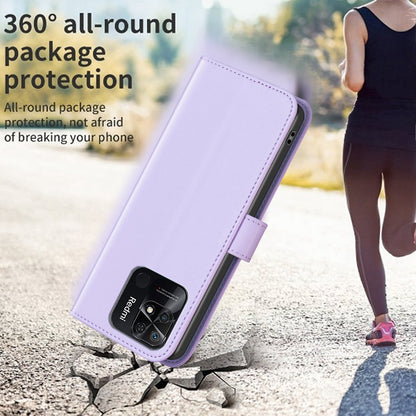 BINFEN COLOR BF17 Stand Phone Case for Xiaomi Redmi 10C 4G PU Leather Wallet Smartphone Cover