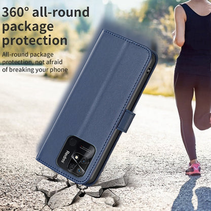 BINFEN COLOR BF17 Stand Phone Case for Xiaomi Redmi 10C 4G PU Leather Wallet Smartphone Cover