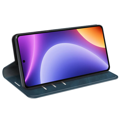 For Xiaomi Redmi Note 12 Turbo / Poco F5 5G PU Leather Wallet Flip Case Skin-touch Stand Cover