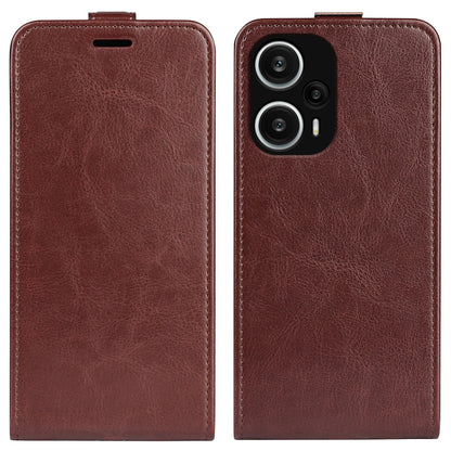 Phone Case for Xiaomi Redmi Note 12 Turbo / Poco F5 5G Vertical Flip PU Leather Phone Cover with Card Slots