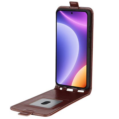 Phone Case for Xiaomi Redmi Note 12 Turbo / Poco F5 5G Vertical Flip PU Leather Phone Cover with Card Slots