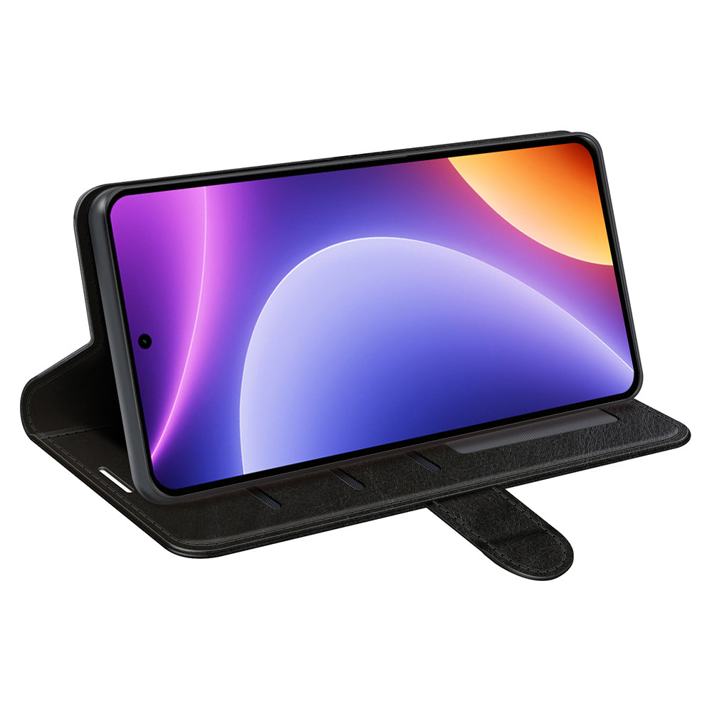 For Xiaomi Redmi Note 12 Turbo / Poco F5 5G PU Leather Phone Cover Crazy Horse Texture Wallet Stand Case