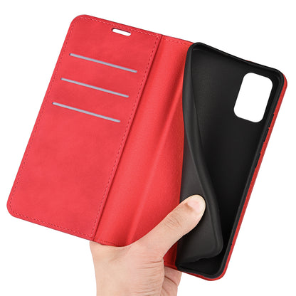Flip Case for Nokia C32 PU Leather Wallet Skin-touch Foldable Stand Cellphone Cover