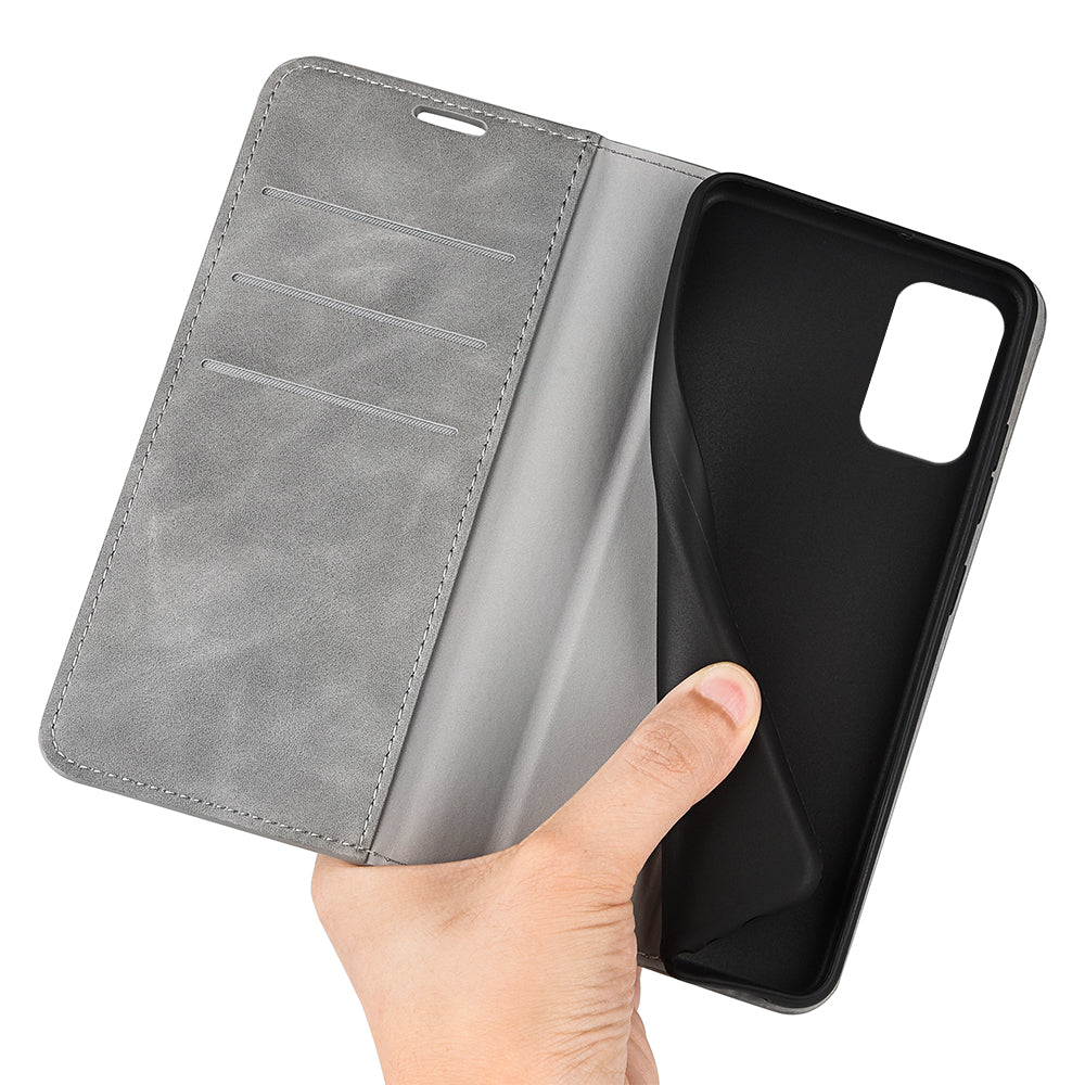 Flip Case for Nokia C32 PU Leather Wallet Skin-touch Foldable Stand Cellphone Cover