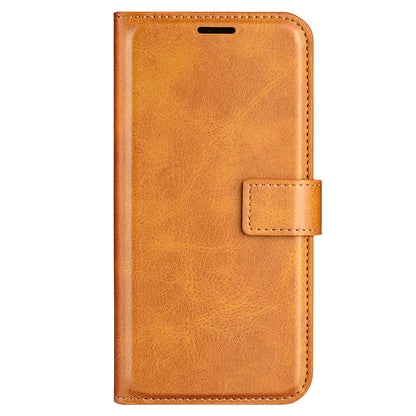 For Nokia C32 Stand Shell Wallet Square Magnetic Closure PU Leather Calf Texture Phone Case