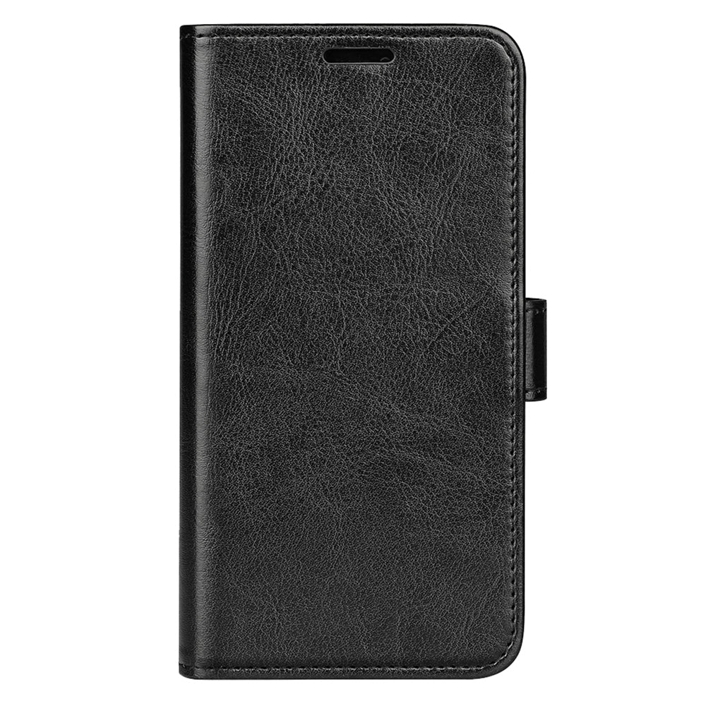 For Nokia C32 Scratch Resistant PU Leather Phone Cover Crazy Horse Texture Wallet Stand Case