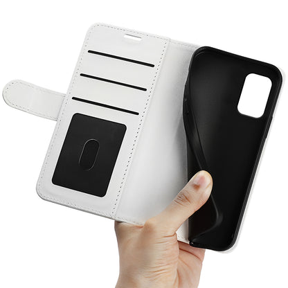 For Nokia C32 Scratch Resistant PU Leather Phone Cover Crazy Horse Texture Wallet Stand Case