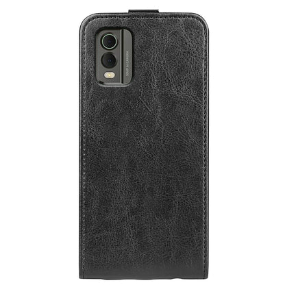 Vertical Flip Phone Case for Nokia C32 Drop Proof PU Leather Mobile Phone Cover with Card Slots