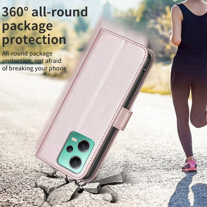 BINFEN COLOR BF17 For Xiaomi Redmi Note 12 5G (China) / (India) / (Global) / Poco X5 5G Leather Case Stand Wallet Phone Cover