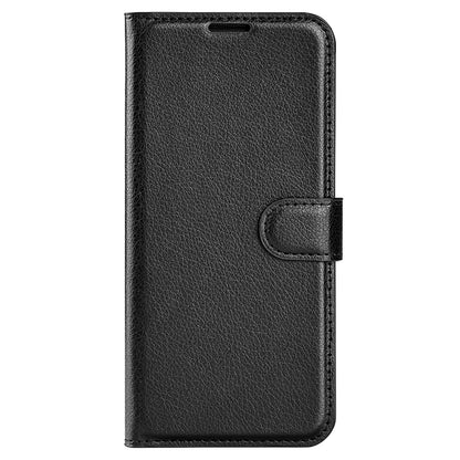 Stand Case for Nokia C32 Scratch Proof PU Leather Litchi Texture Wallet Folio Flip Phone Cover
