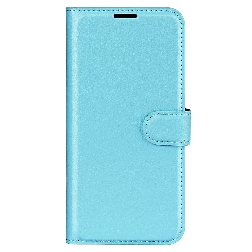 Stand Case for Nokia C32 Scratch Proof PU Leather Litchi Texture Wallet Folio Flip Phone Cover