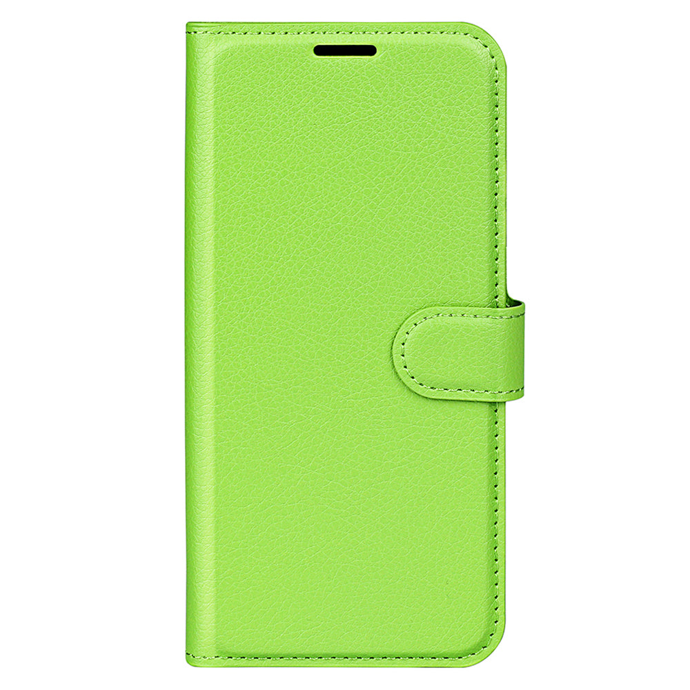 Stand Case for Nokia C32 Scratch Proof PU Leather Litchi Texture Wallet Folio Flip Phone Cover