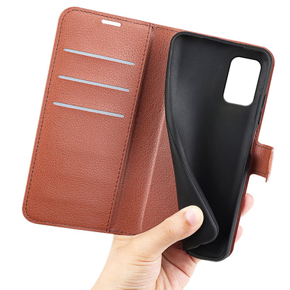 Stand Case for Nokia C32 Scratch Proof PU Leather Litchi Texture Wallet Folio Flip Phone Cover