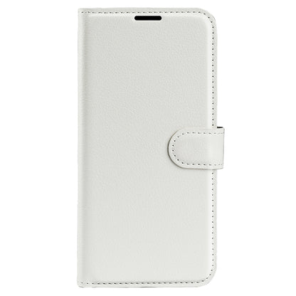 Stand Case for Nokia C32 Scratch Proof PU Leather Litchi Texture Wallet Folio Flip Phone Cover