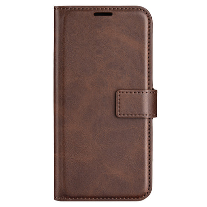 For Xiaomi 13 Ultra Square Magnetic Closure Calf Texture Stand Wallet PU Leather Phone Case