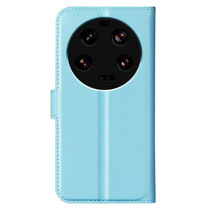 Stand Case for Xiaomi 13 Ultra Scratch Proof Litchi Texture Wallet Folio Flip PU Leather Phone Cover