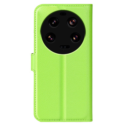 Stand Case for Xiaomi 13 Ultra Scratch Proof Litchi Texture Wallet Folio Flip PU Leather Phone Cover