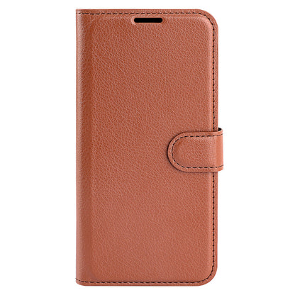 Stand Case for Xiaomi 13 Ultra Scratch Proof Litchi Texture Wallet Folio Flip PU Leather Phone Cover