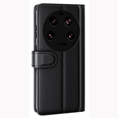 For Xiaomi 13 Ultra Magnetic Flip Phone Case Genuine Split Leather Wallet Stand Drop-proof Cover