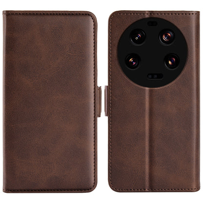 For Xiaomi 13 Ultra Shockproof Wallet Flip Phone Cover Calf Texture PU Leather Stand Folio Case