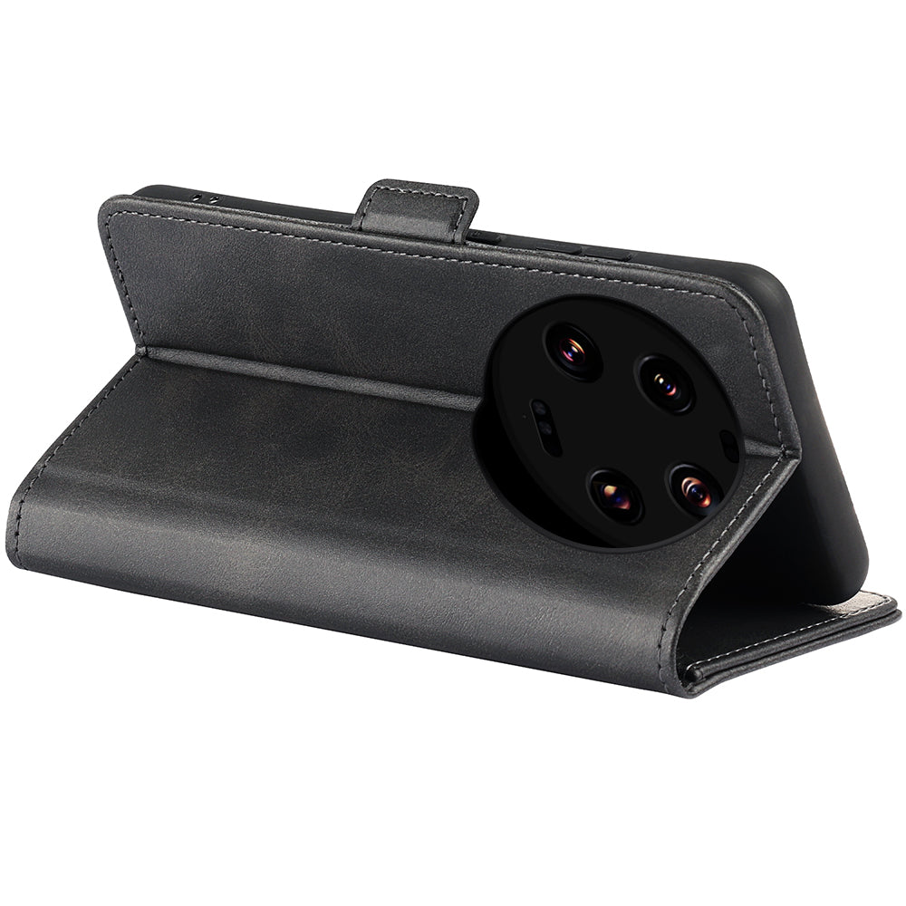 For Xiaomi 13 Ultra Shockproof Wallet Flip Phone Cover Calf Texture PU Leather Stand Folio Case