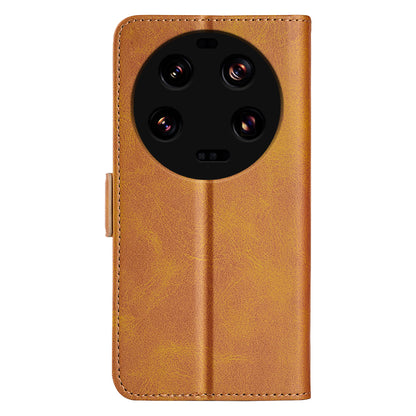 For Xiaomi 13 Ultra Shockproof Wallet Flip Phone Cover Calf Texture PU Leather Stand Folio Case