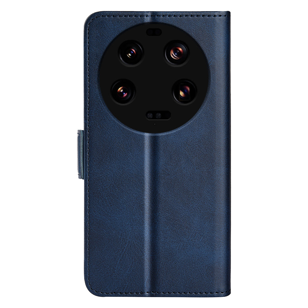 For Xiaomi 13 Ultra Shockproof Wallet Flip Phone Cover Calf Texture PU Leather Stand Folio Case