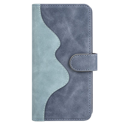 For Xiaomi 13 Ultra Dual-color Splicing PU Leather Wallet Phone Cover Protective Case with Stand Function