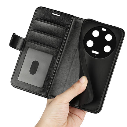 For Xiaomi 13 Ultra Folio Flip PU Leather Phone Cover Crazy Horse Texture Wallet Stand Case
