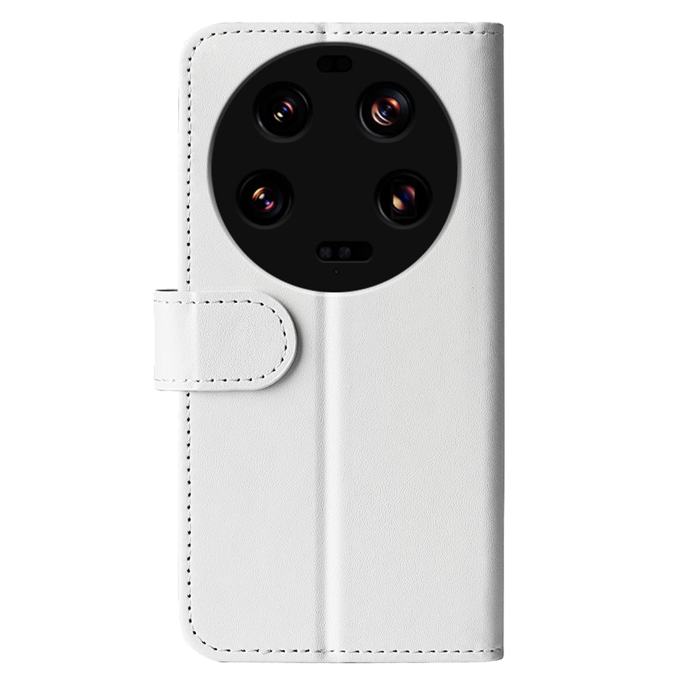 For Xiaomi 13 Ultra Folio Flip PU Leather Phone Cover Crazy Horse Texture Wallet Stand Case