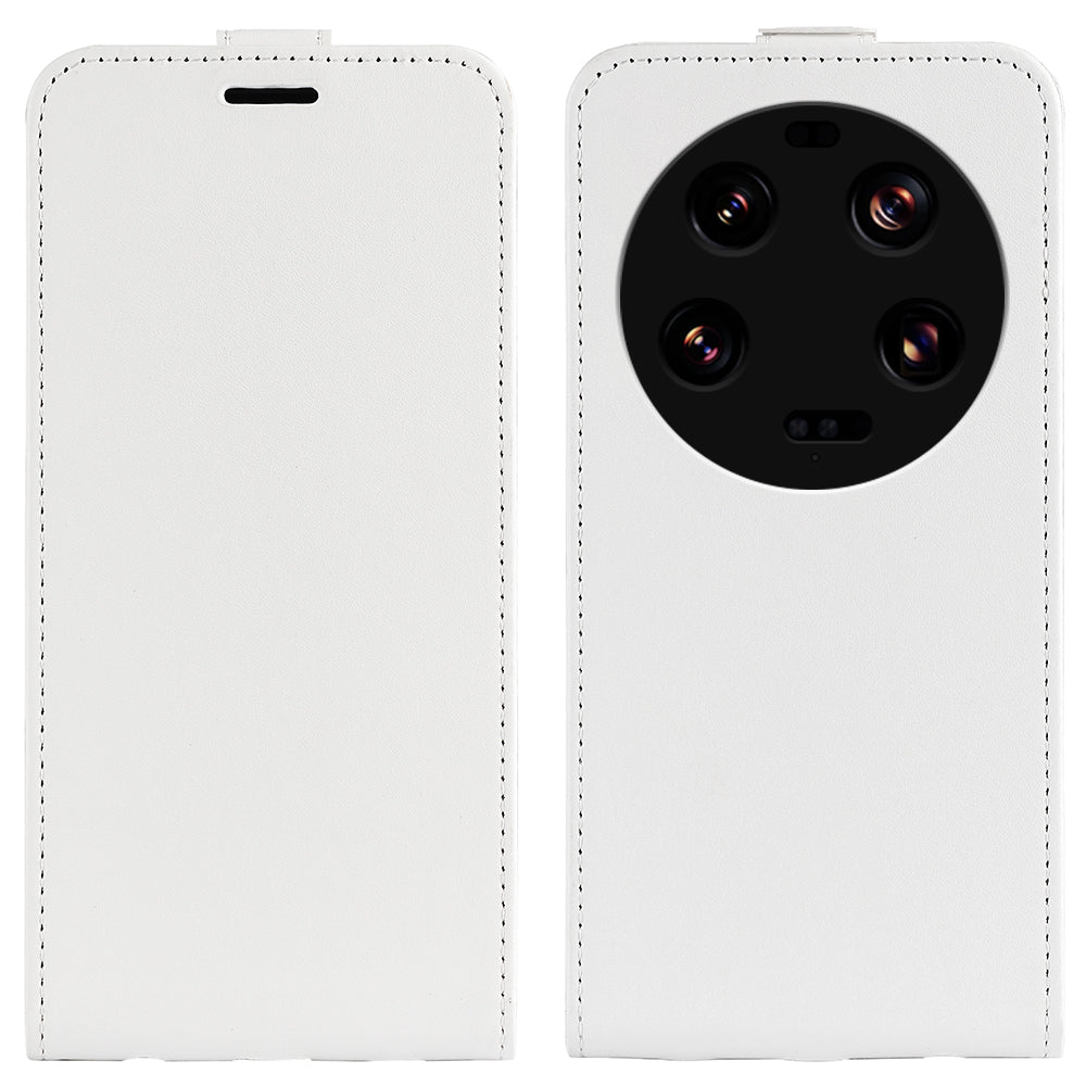 Card Holder Leather Phone Case for Xiaomi 13 Ultra Crazy Horse Texture Vertical Flip Phone Cover