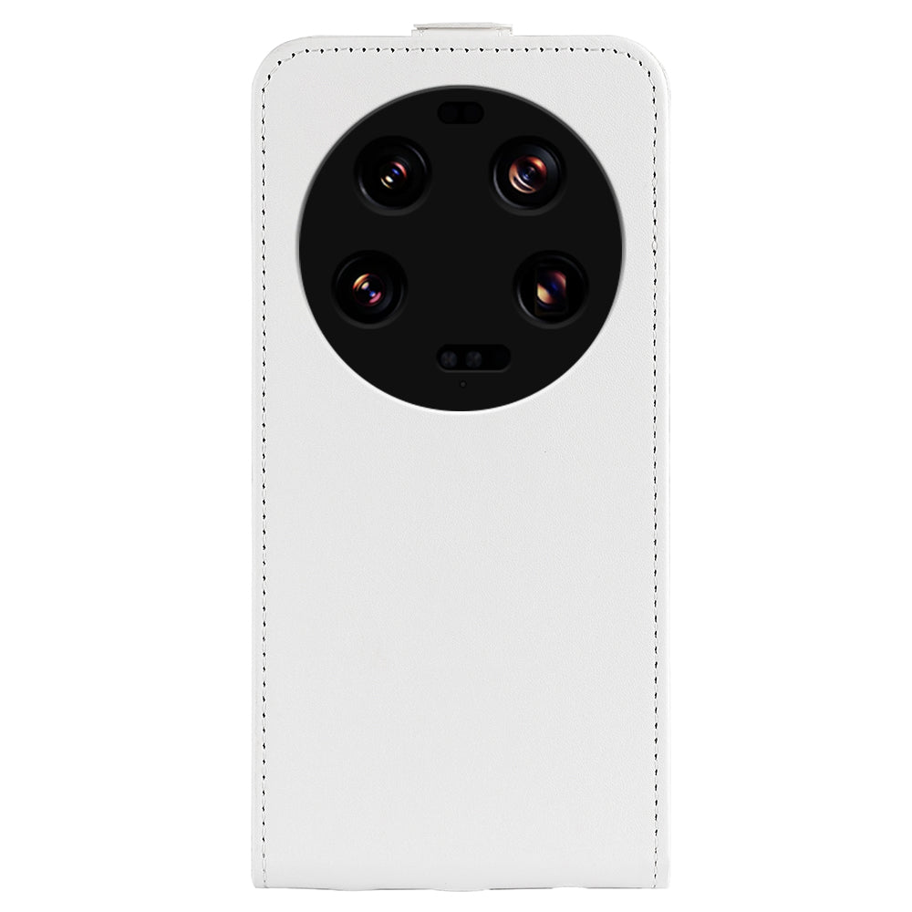 Card Holder Leather Phone Case for Xiaomi 13 Ultra Crazy Horse Texture Vertical Flip Phone Cover