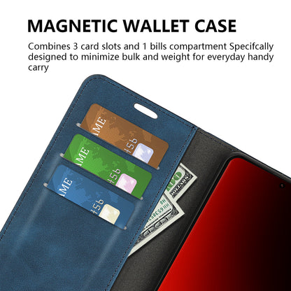 For Xiaomi 13 Ultra Shockproof PU Leather Wallet Flip Case Skin-touch Stand Cellphone Cover