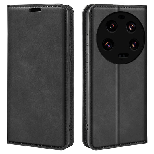 For Xiaomi 13 Ultra Shockproof PU Leather Wallet Flip Case Skin-touch Stand Cellphone Cover
